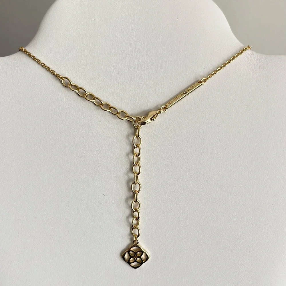 Kendra Scott Pink Heart Necklace - Picture 3 of 4
